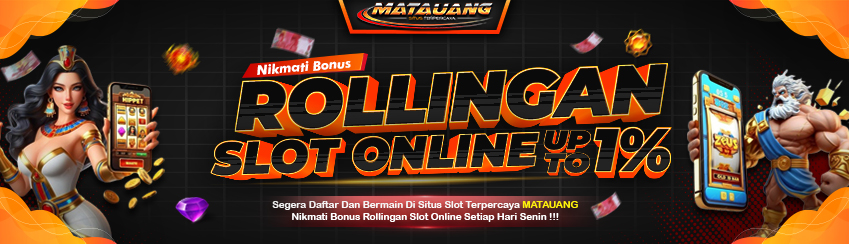 BONUS ROLLINGAN SLOT ONLINE UP TO 1%