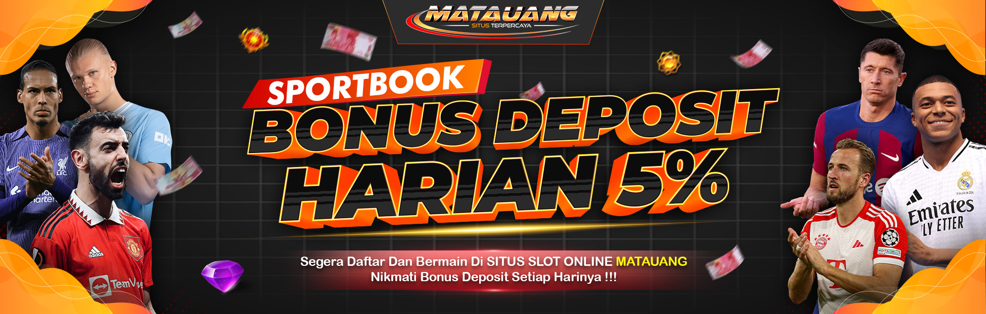 BONUS DEPOSIT HARIAN SPORTBOOK 5%