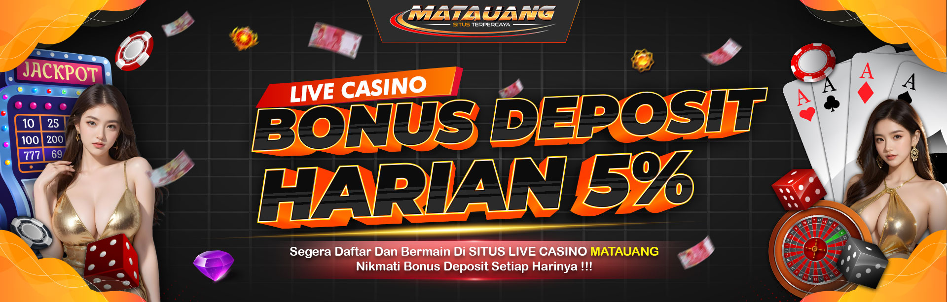 BONUS DEPOSIT HARIAN LIVECASINO 5%