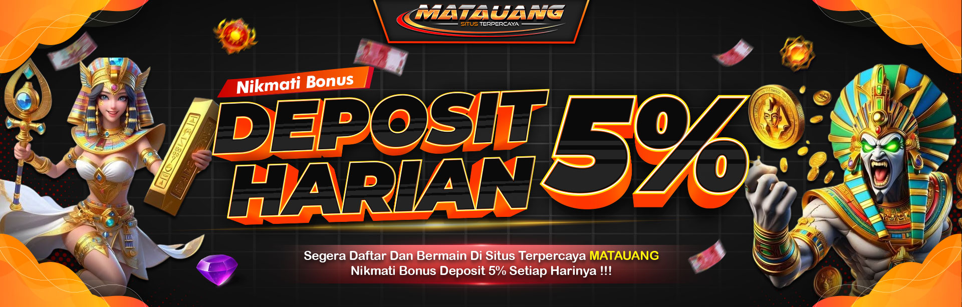 BONUS DEPOSIT HARIAN 5%