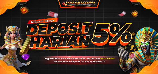 BONUS DEPOSIT HARIAN 5%