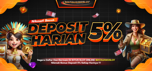 BONUS DEPOSIT HARIAN 5%