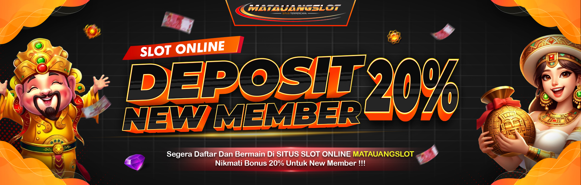 Bonus New Member 20%