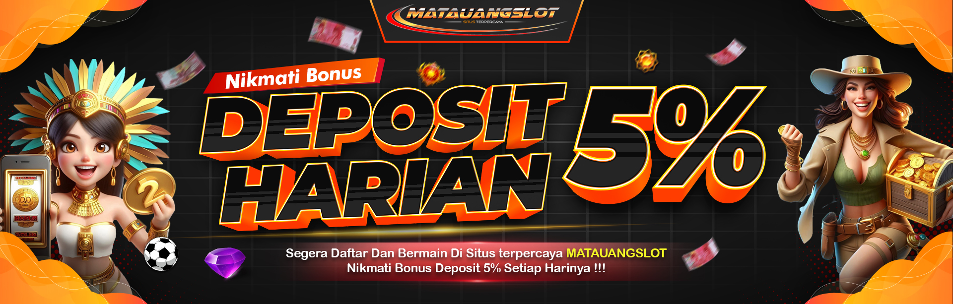 BONUS DEPOSIT HARIAN 5%