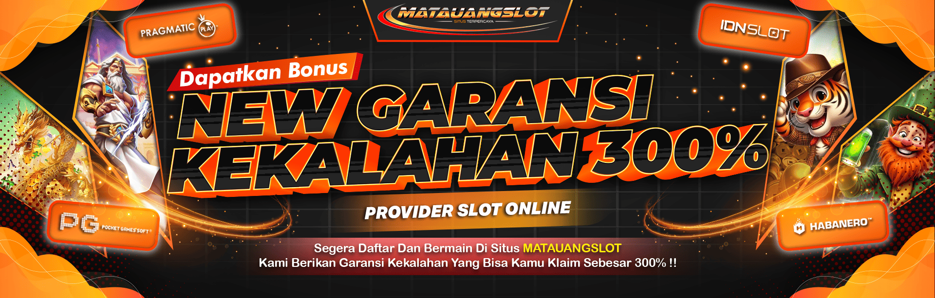 BONUS NEW GARANSI KEKALAHAN 300%