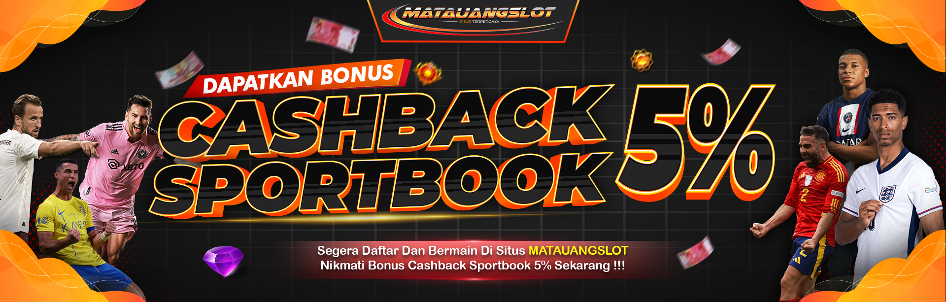 CASHBACK SPORTSBOOK 5%