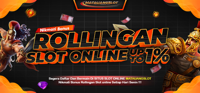 BONUS ROLLINGAN SLOT ONLINE UP TO 1%